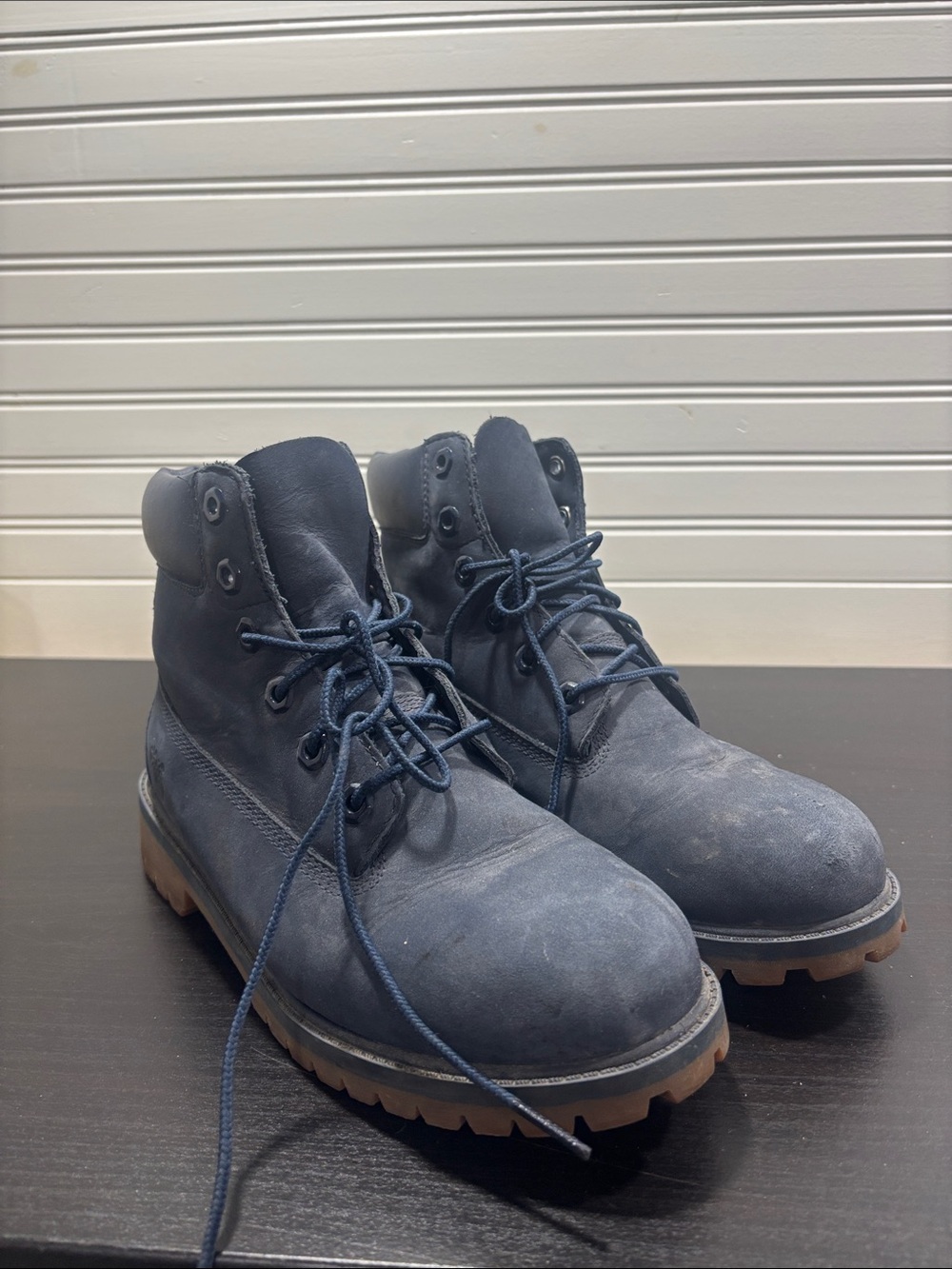 Women's Navy Outdoor Work Boots